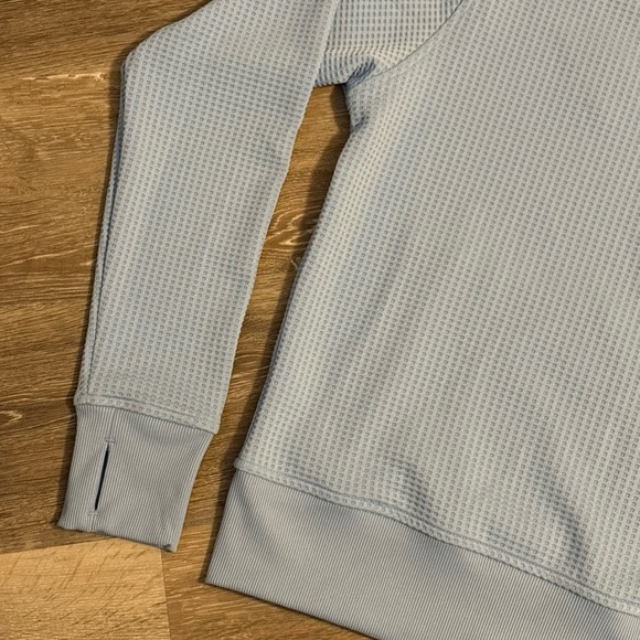 Straight Down Women’s Zip Up Eliza Jacket Hoodie Blue Waffle Golf Active- Large - Picture 12 of 13